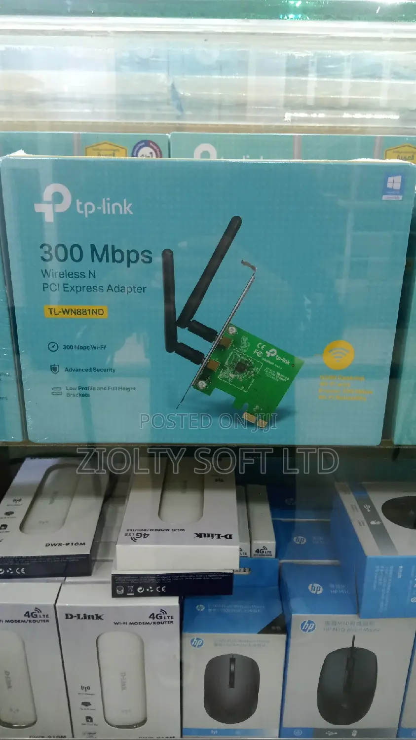 Tp-Link Wireless N Pci Express Adapter/ Tl-Wn881nd