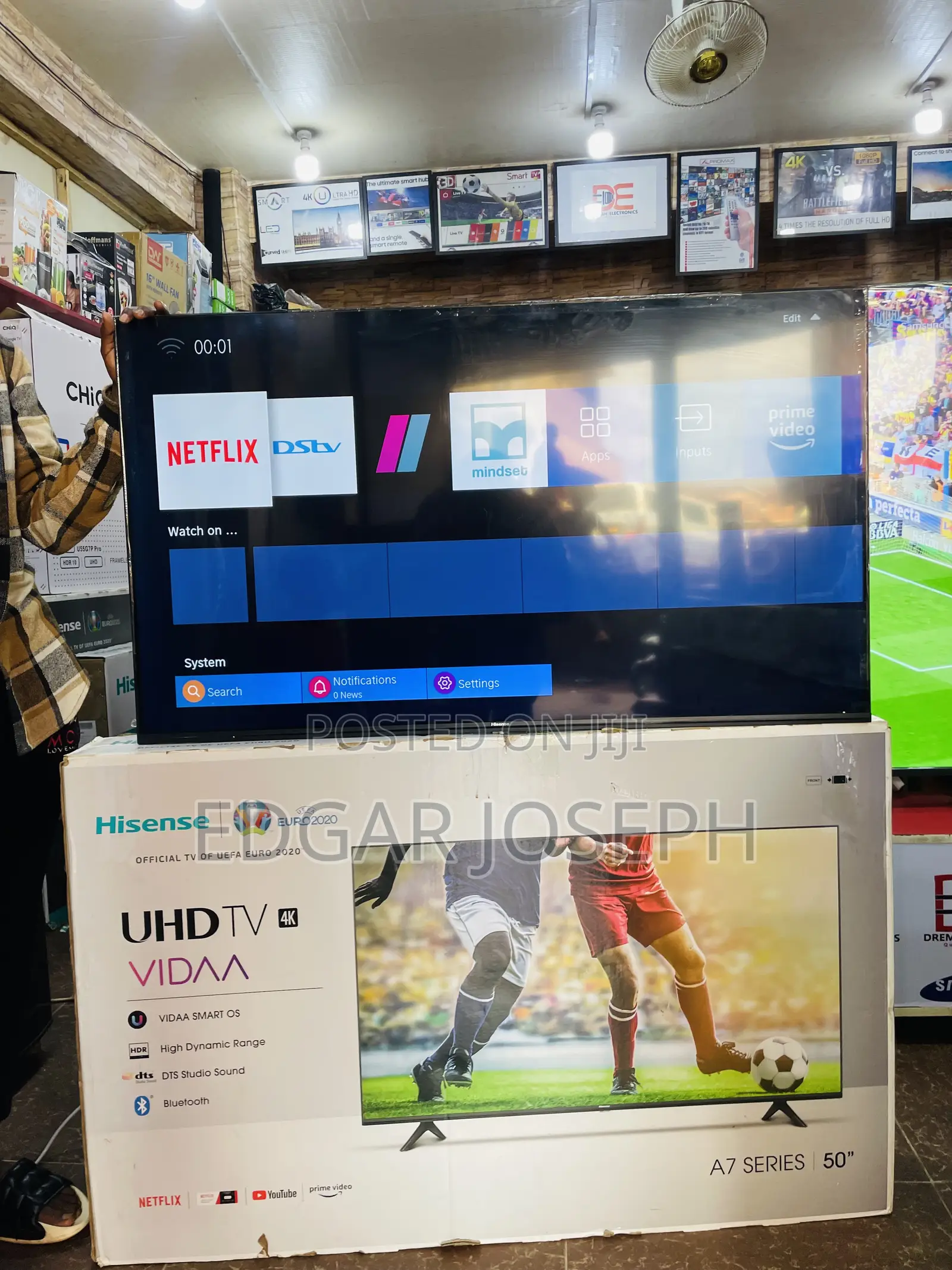 Hisense 50 Inches Smart Tv UHD