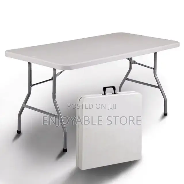 Plastic Foldable Rectangular Table Brand New 150cm