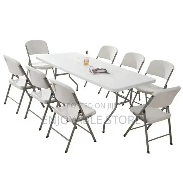 Dining Chairs and Foldable Table Brand New Set