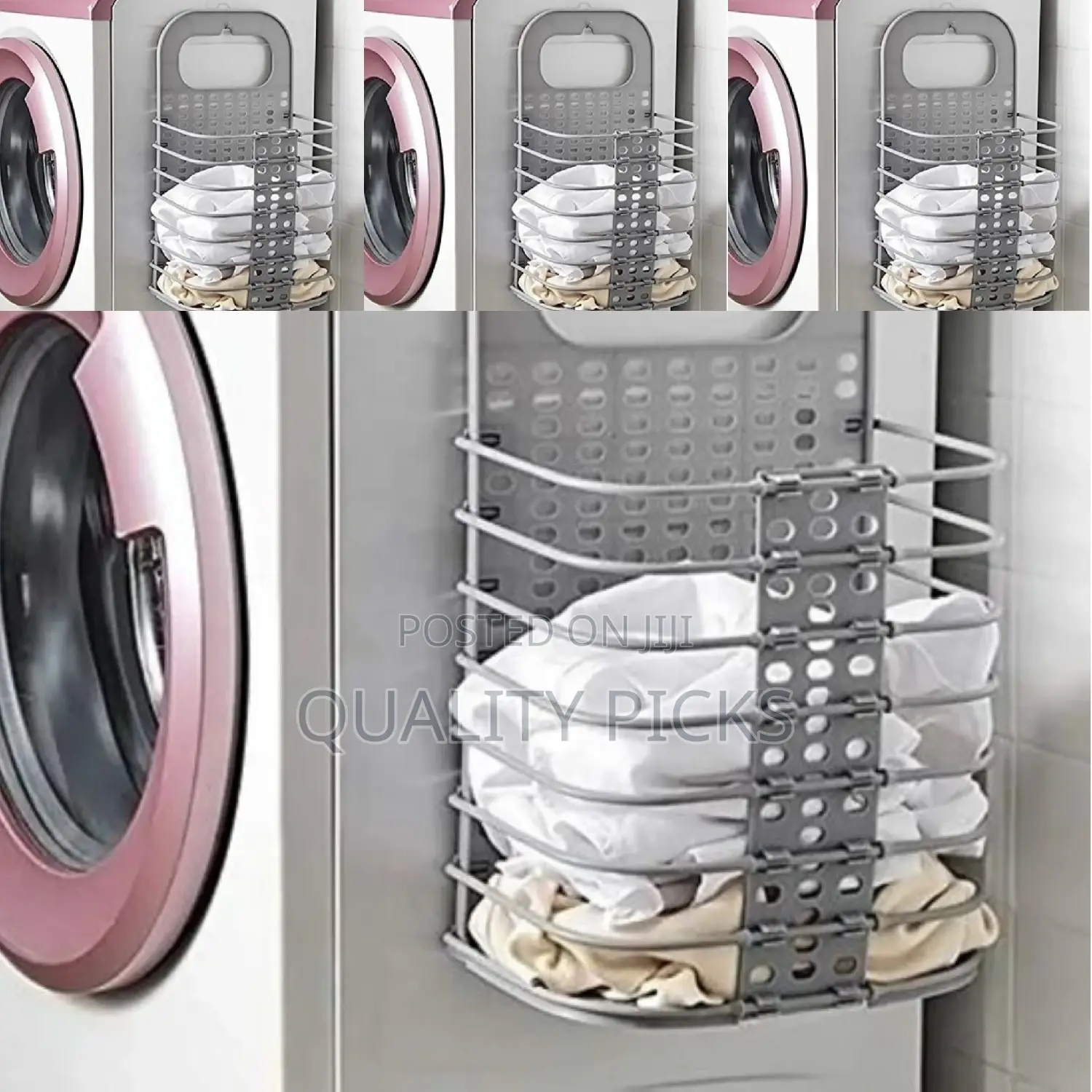 Mounted Clothes Storage Basket