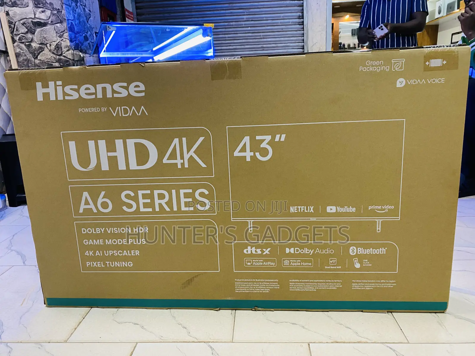 Hisense 43 Inch Smart Uhd With Apple Airplay and Bluetoot
