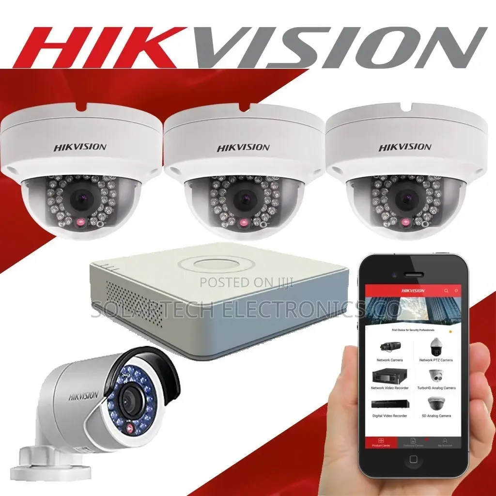 4 Channel CCTV Camera Kit Ft