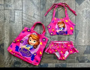 Girls 3pc Character Swim Suits Costumes 3yrs to 10yrs