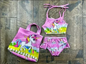 Girls 3pc Character Swim Suits Costumes 3yrs to 10yrs