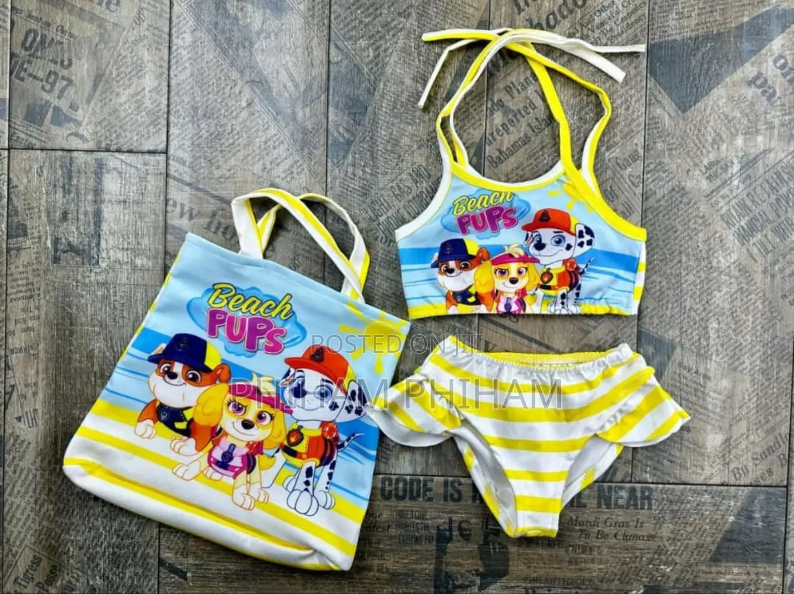 Girls 3pc Character Swim Suits Costumes 3yrs to 10yrs