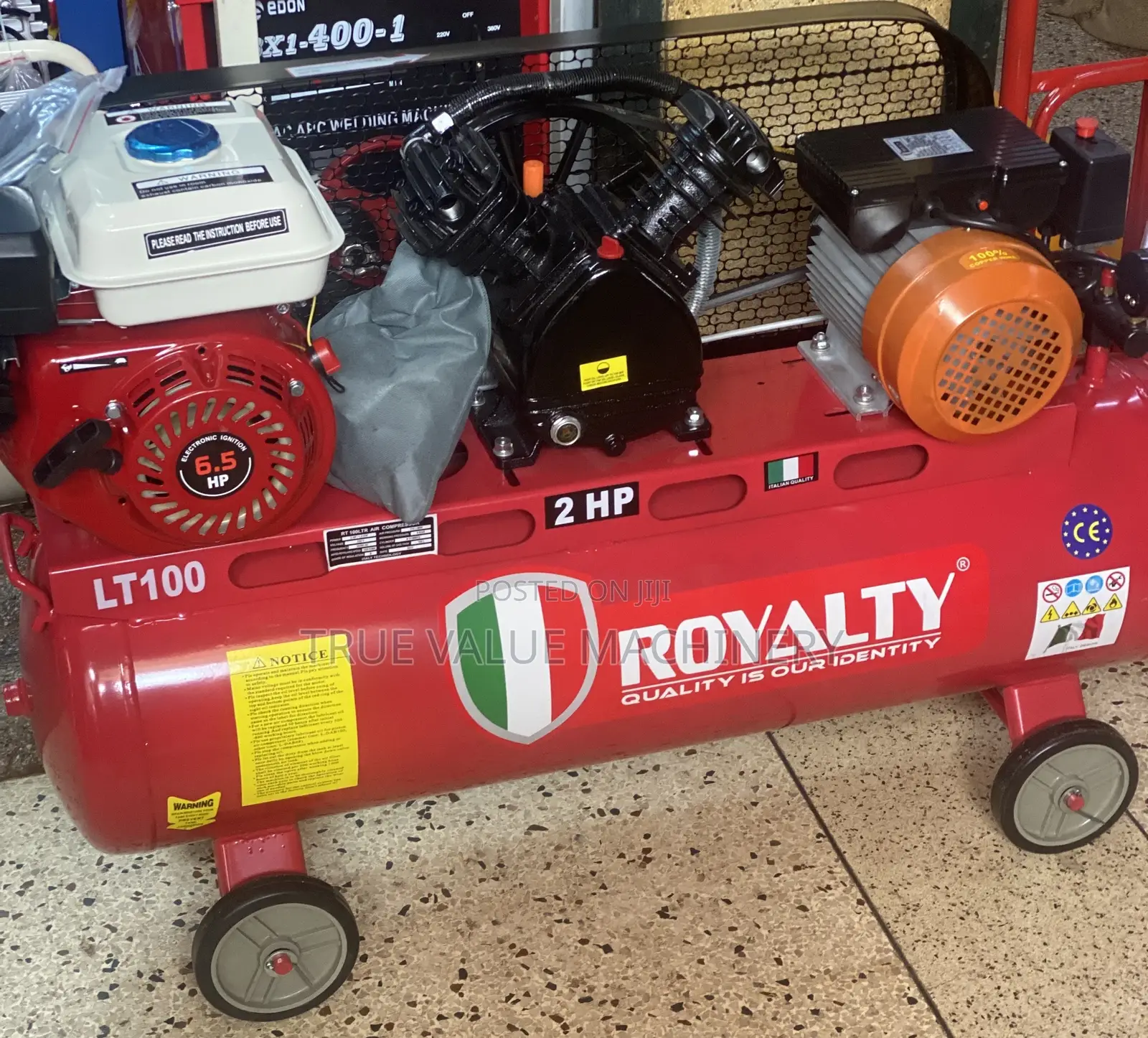 Air Compressor 100 Litres Double Function Heavy Duty
