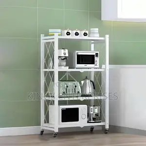 4-tier Foldable Kitchen Rack