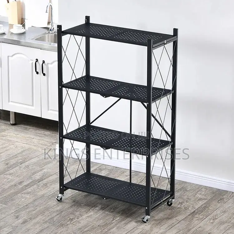 4-tier Foldable Kitchen Rack