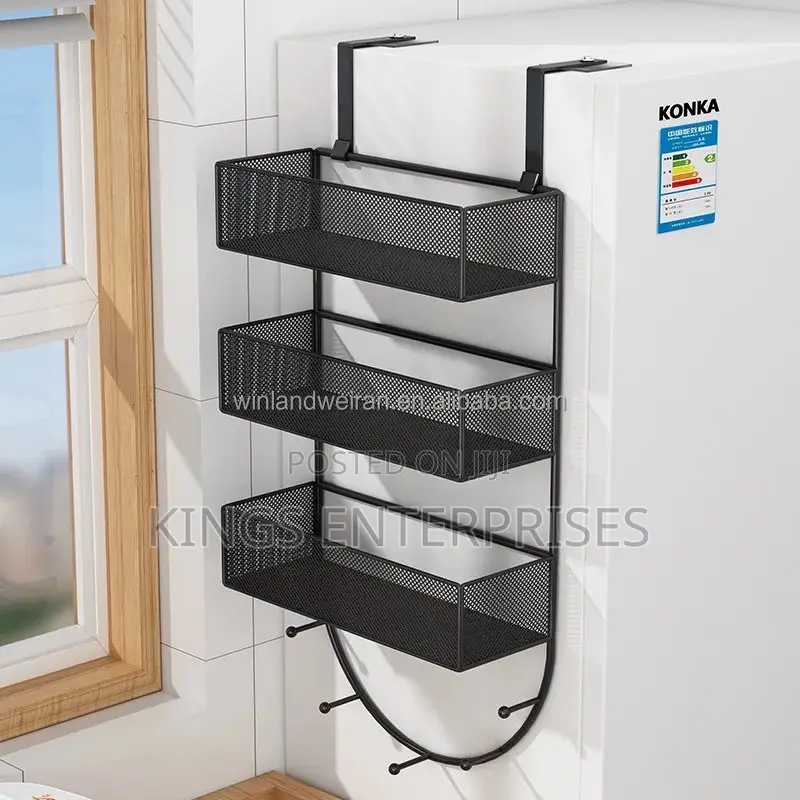 Metallic Refrigerator Storage Rack