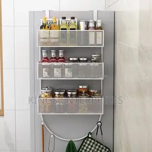 Metallic Refrigerator Storage Rack