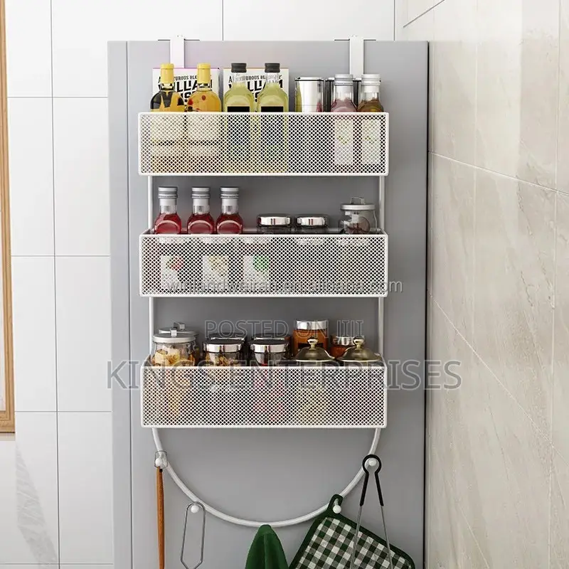 Metallic Refrigerator Storage Rack