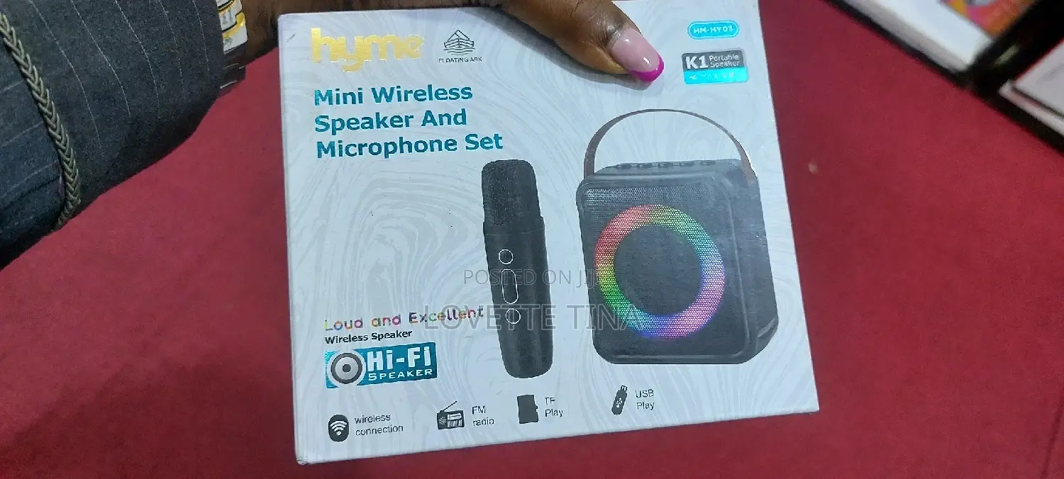Mini Wireless Speaker and Microphone Set