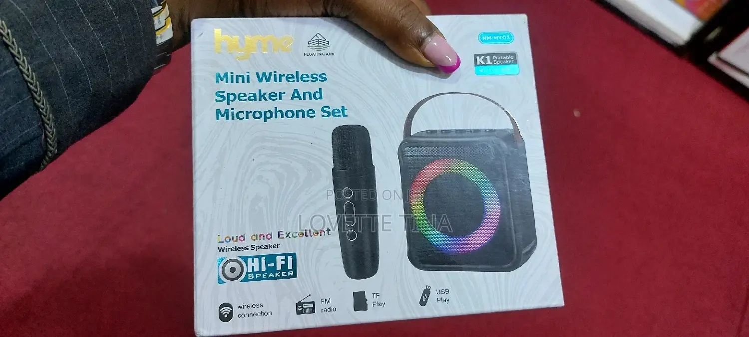 Mini Wireless Speaker and Microphone Set
