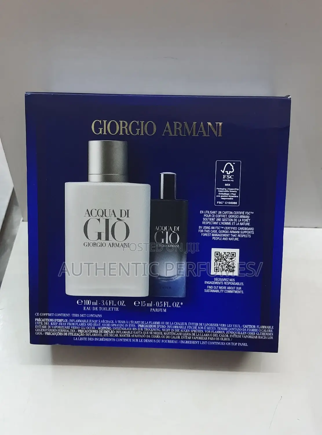 Acqua Di Gio Gift Set for Men
