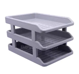 Deluxe File / Document Tray 1739/S, Set Of 3, Plastic