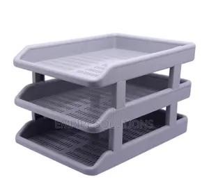 Deluxe File / Document Tray 1739/S, Set Of 3, Plastic