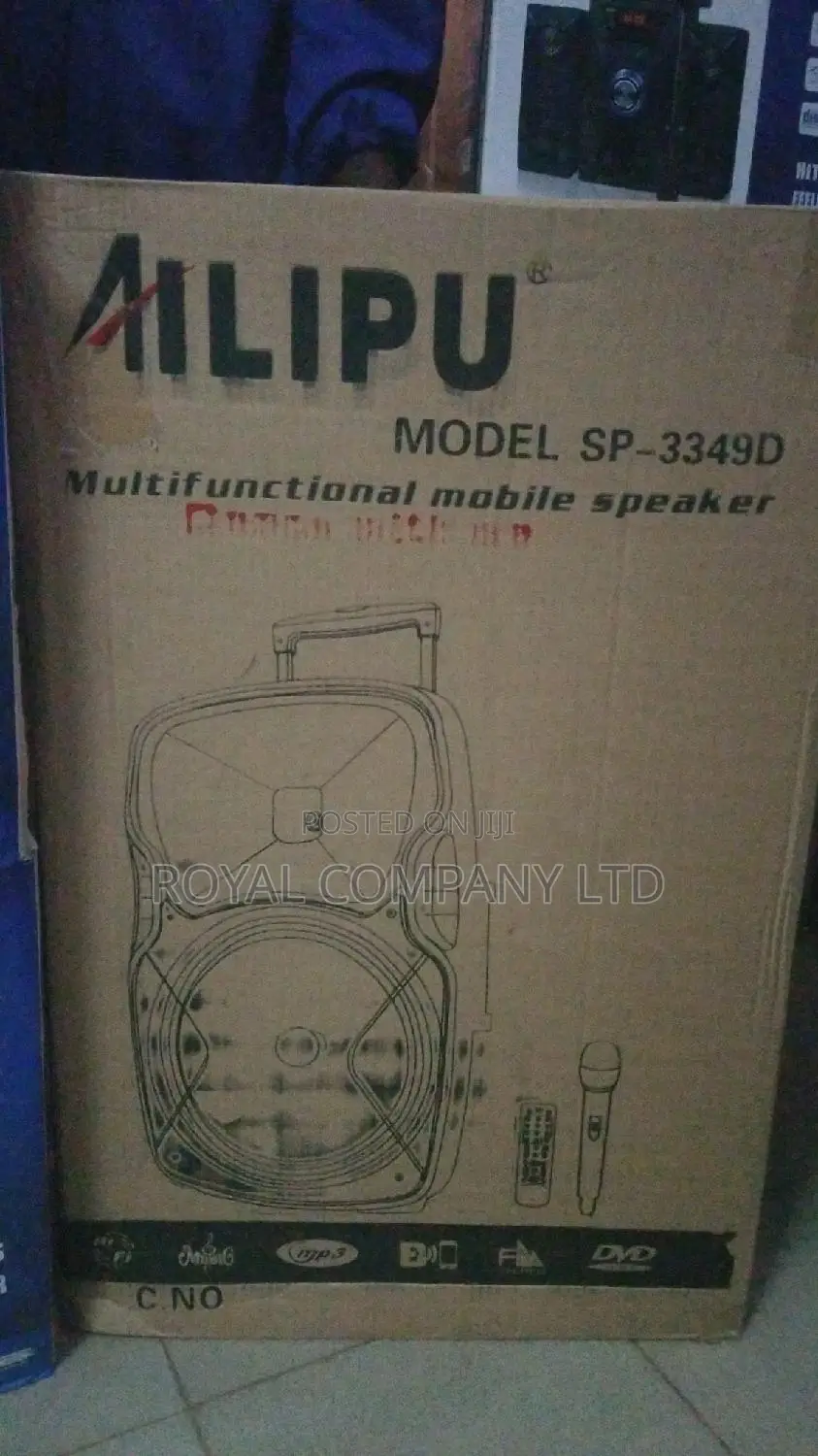 Ailipu - 3349D Multifunctional Mobile Speaker Rechargeable
