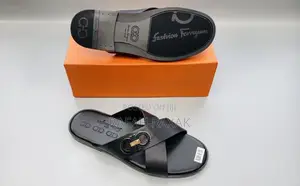 Original Men’S Fashion Ferragamo Cross Leather Sandals
