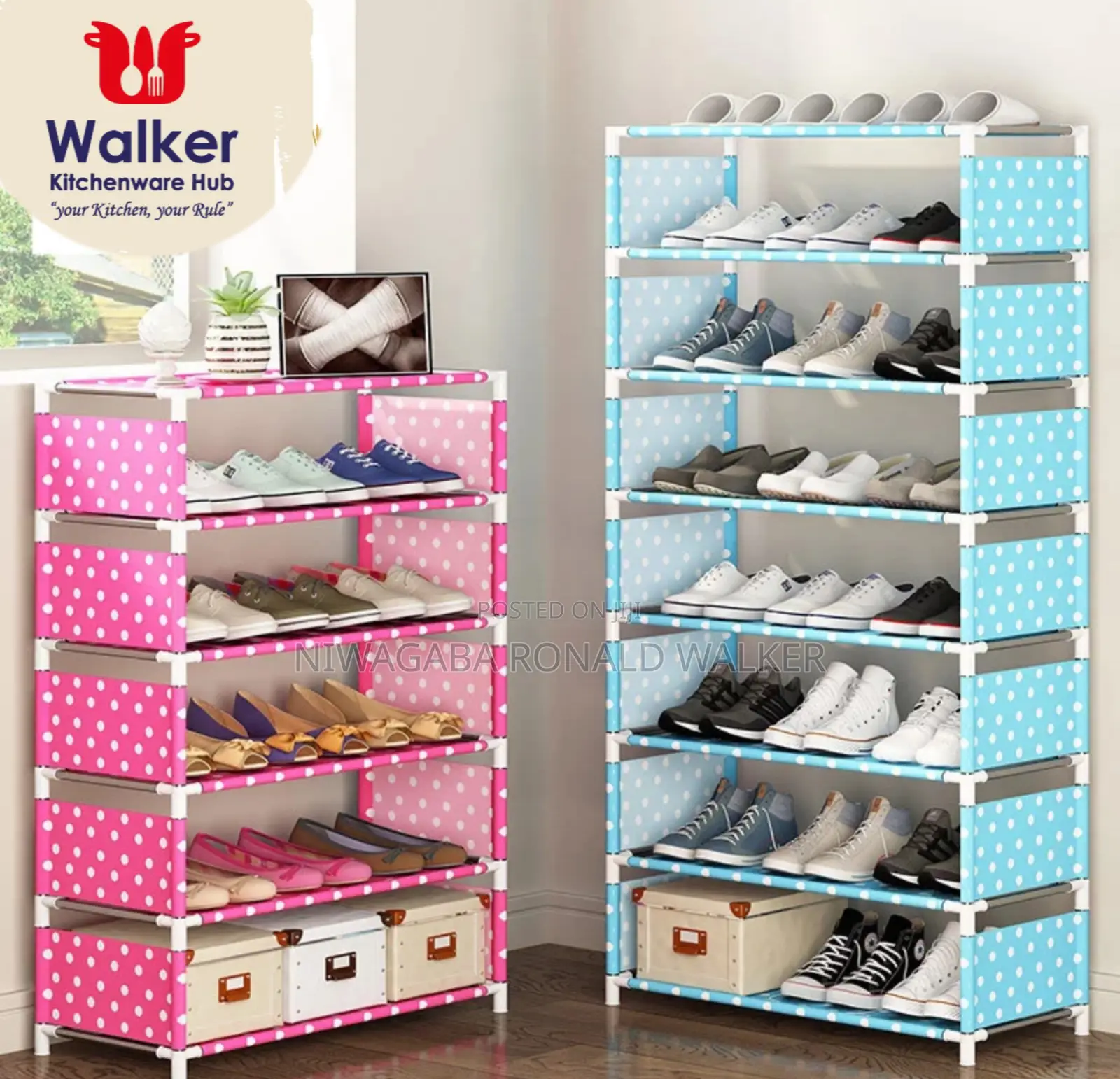 Classic Unique 6-Layer Shoe Rack