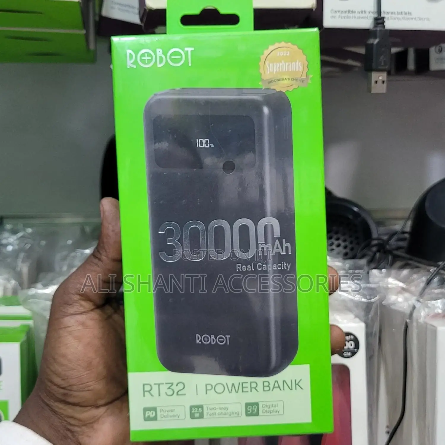 Robot Powerbank 30000mah/Real Capacity Robot Powerbank/ Bank