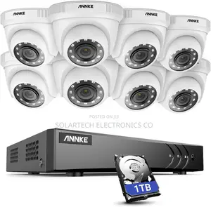 8 Channel CCTV Camera Kit Vis