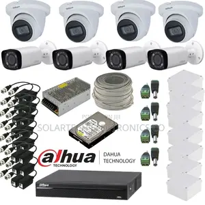 8 Channel CCTV Camera Kit Vis