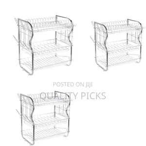 Metallic Kitchen Dish Rack