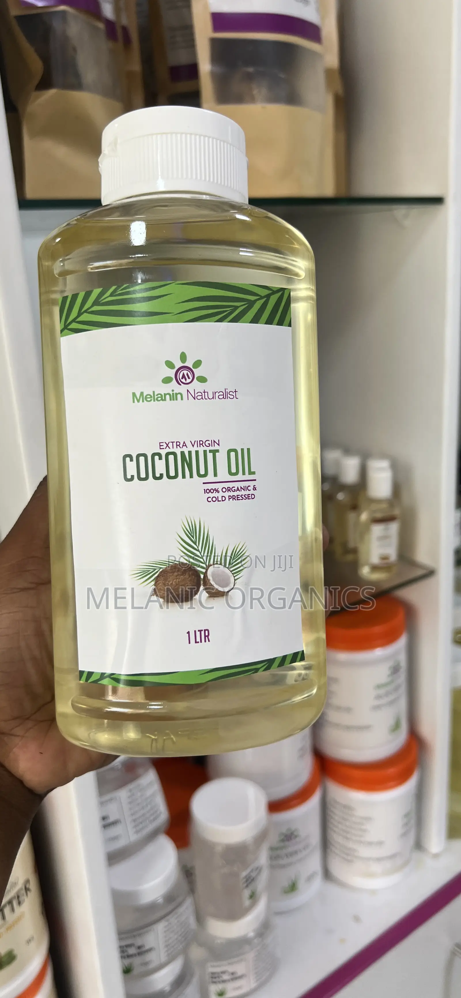: Coconut Oil 1 Litre (Organic and Extra Virgin)
