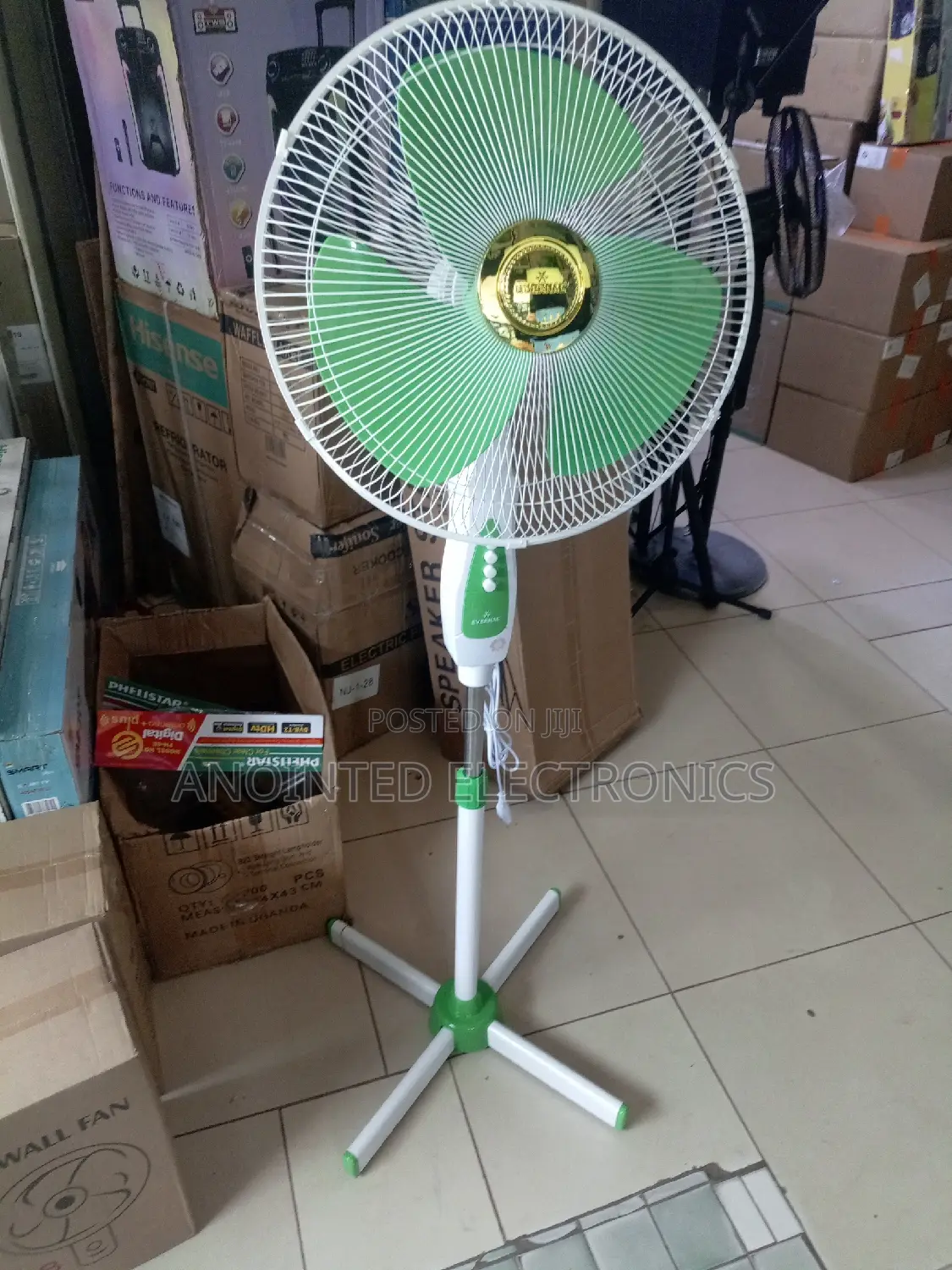 Stand Fan Evernal Green Color
