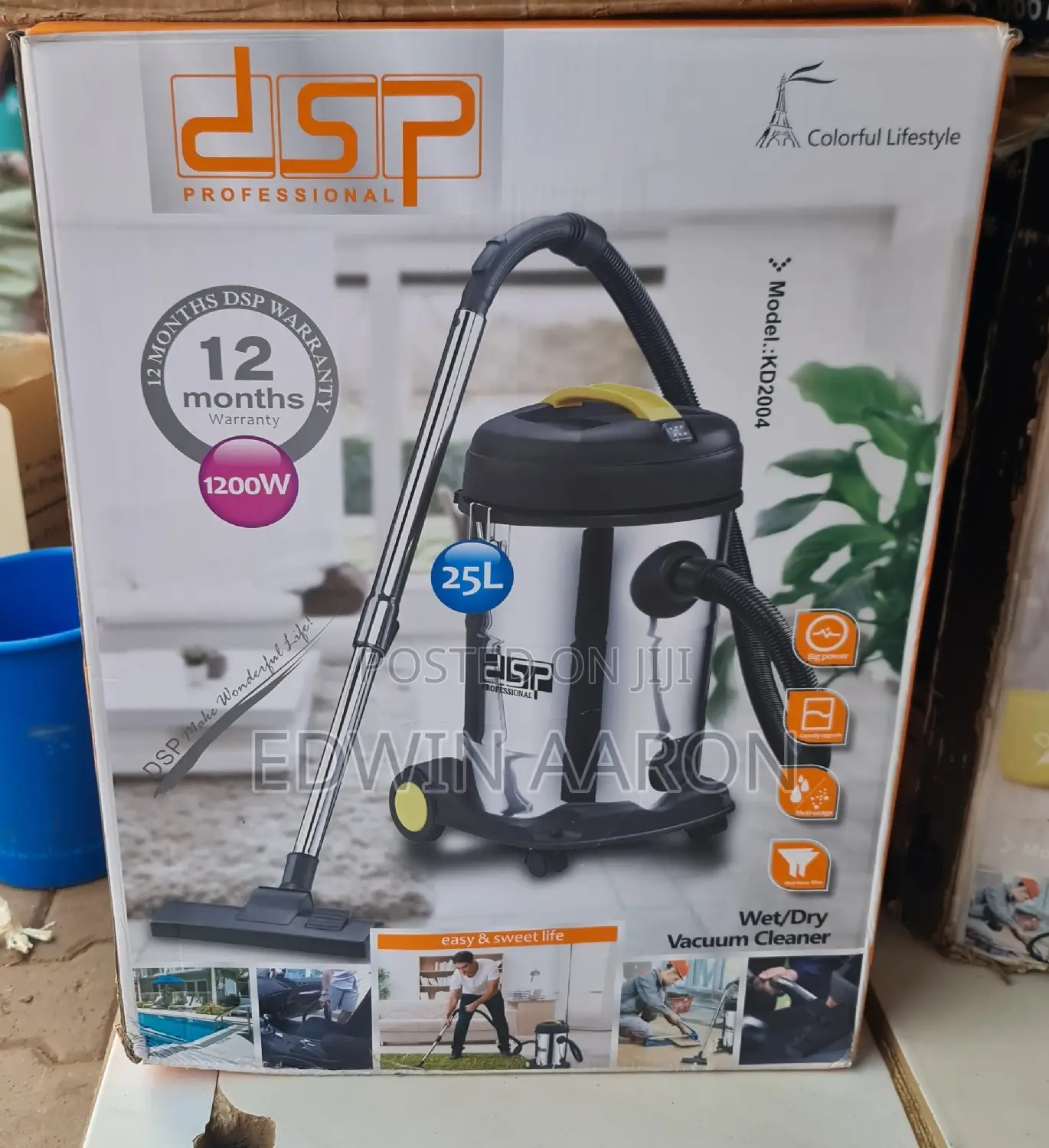 DSP Wet and Dry Vacuum Cleaner
