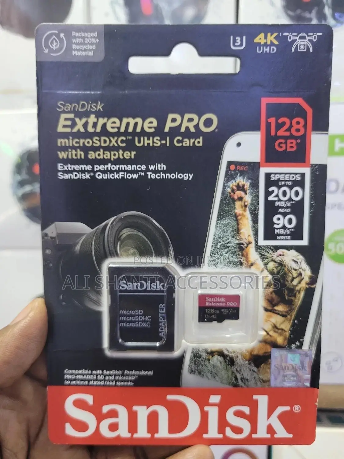 Extreme Pro SDHC Card 128gb Memory Card
