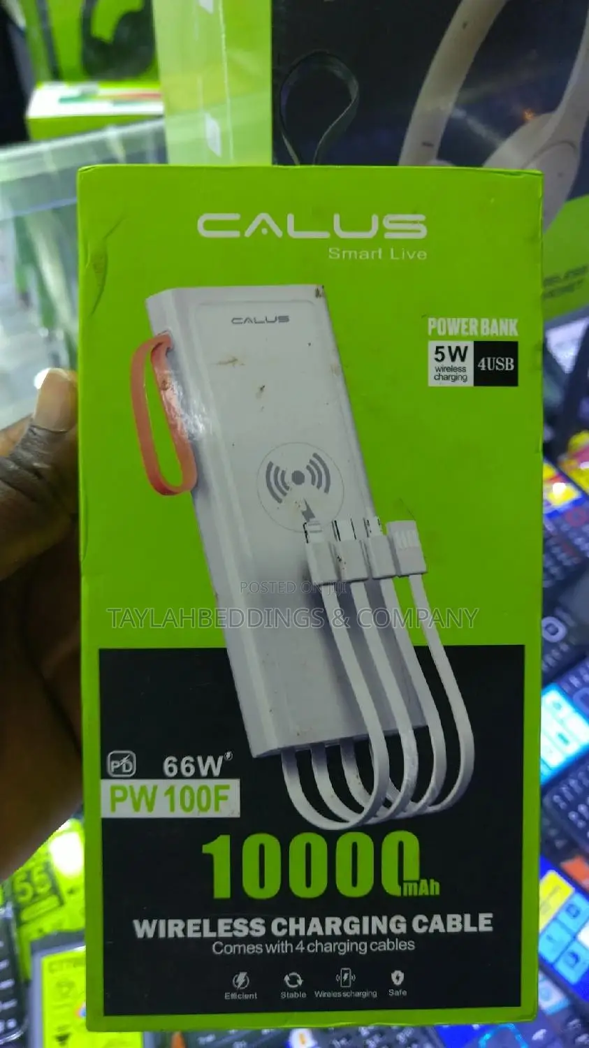 Calus Wireless 66 Watt Powerbank Fast 02 10,000mah