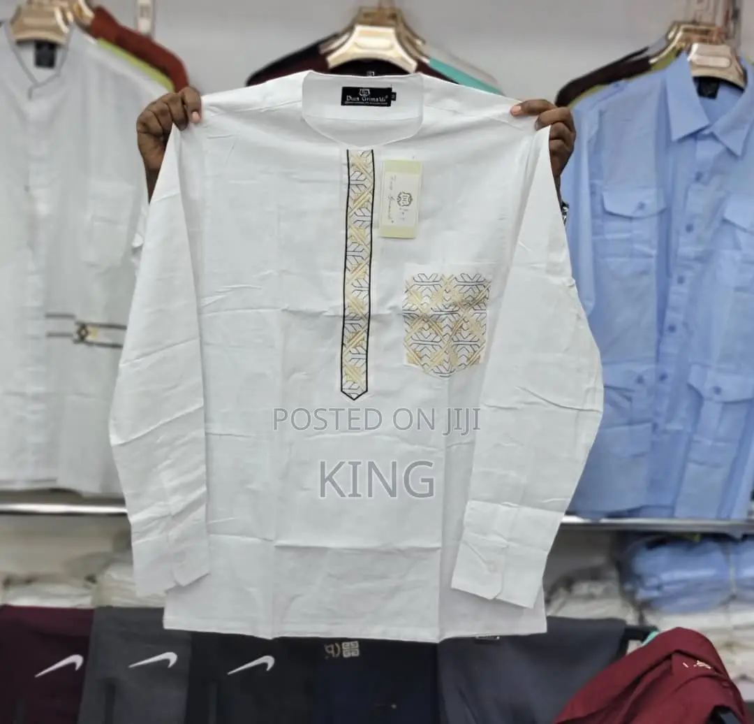 Kitengi New White/Sky-Blue Shirt