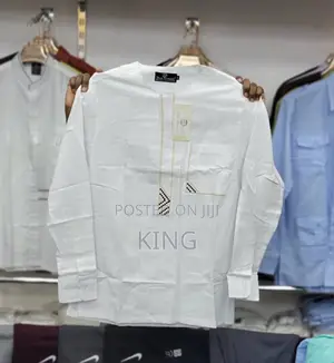 White Kitengi Shirt. African Wear