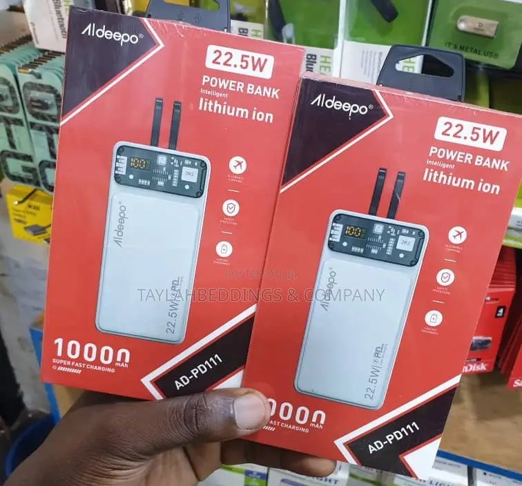 Aldeepo Fast Charging 22.5W Super Fast Charging Power Bank