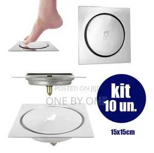 Smart Floor Drain Pop Up Click Bathroom Stainless Steel