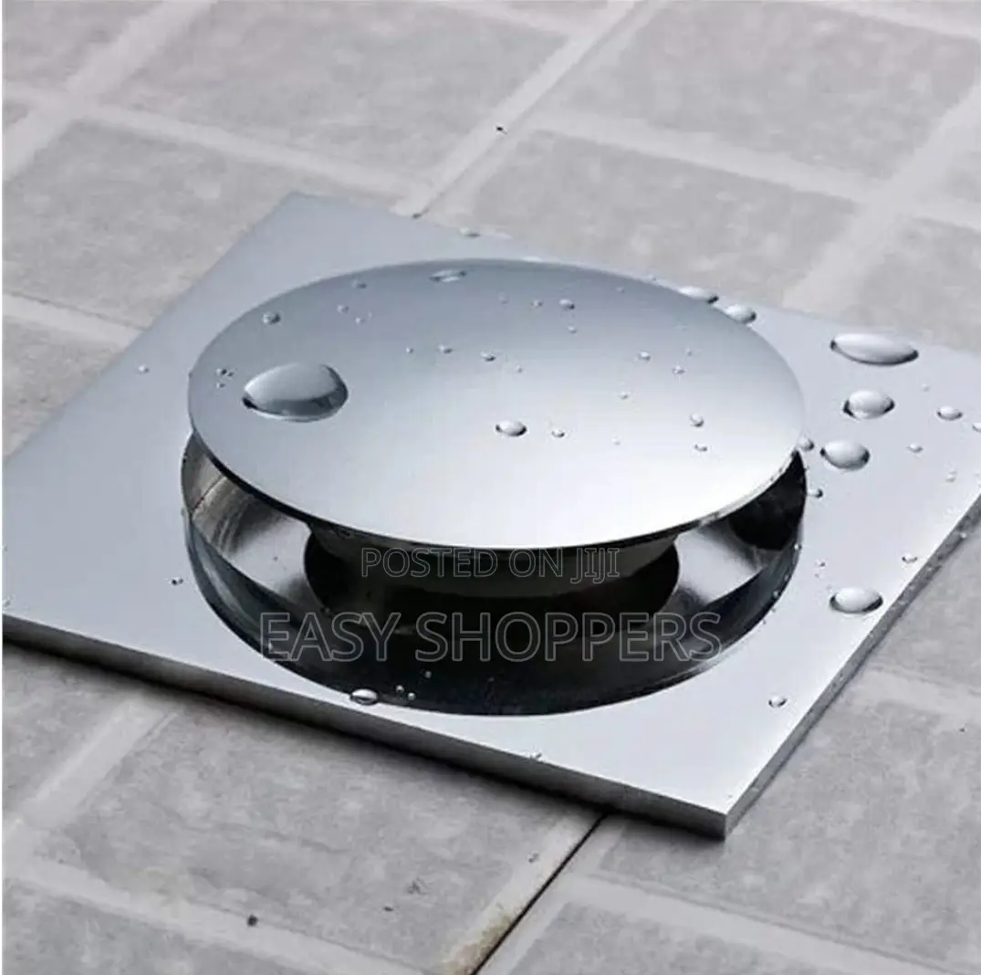 Smart Drain Pop Up Click 15x15 Bathroom Stainless Steel