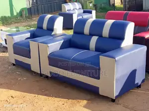 Executive Leather Five Seater Sofa Set