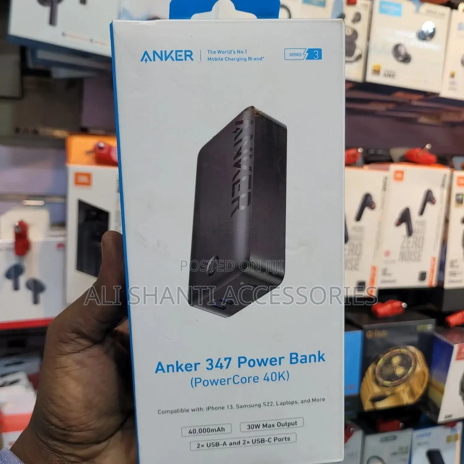 40000mah Anker Powerbank/30w Max Anker Powerbank/Fast Charge