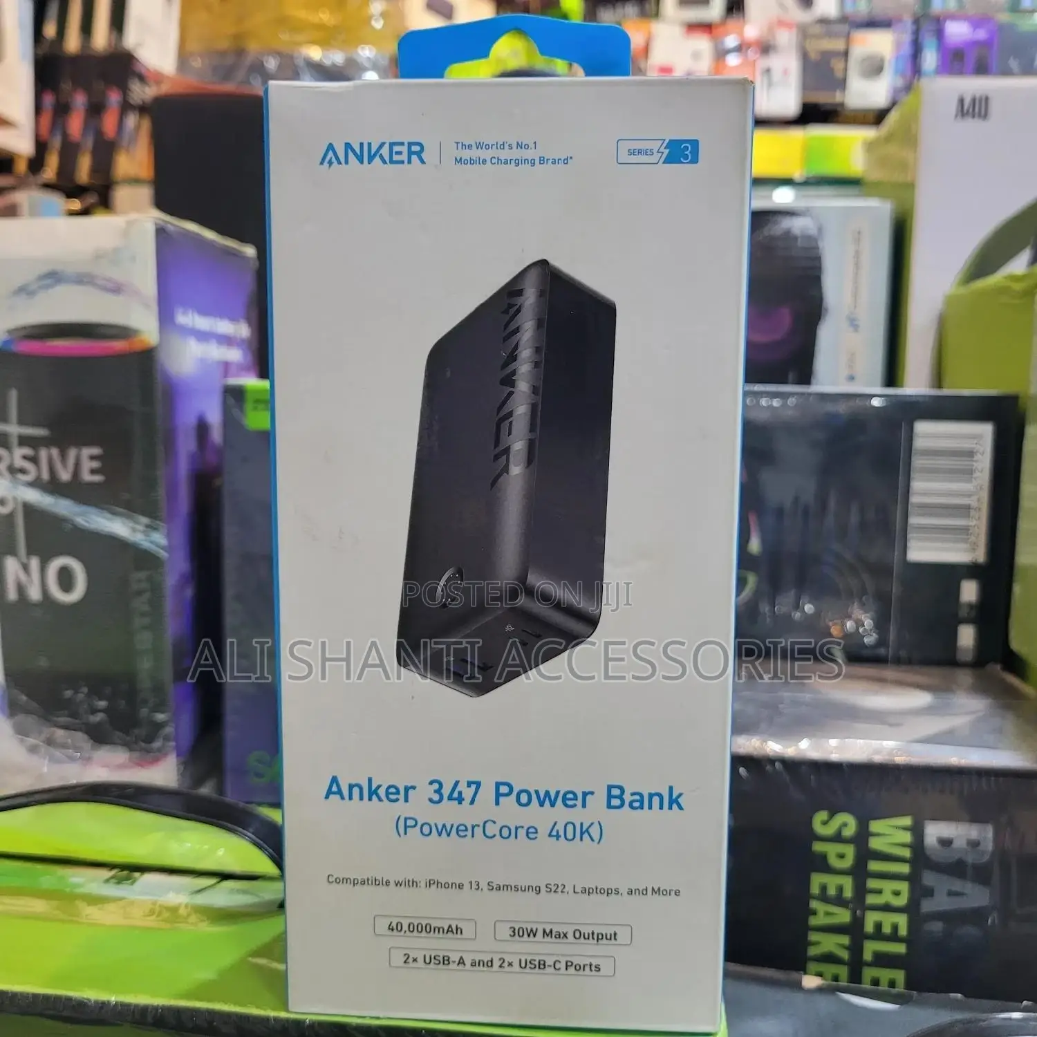 40000mah Anker Powerbank/30w Max Anker Powerbank/Fast Charge