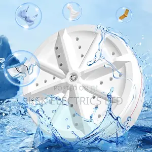 Mini Washing Machine USB Ultrasonic Rotating Turbine Washing