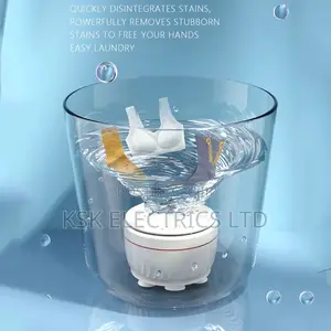 Mini Washing Machine USB Ultrasonic Rotating Turbine Washing
