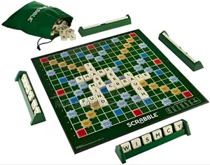 SCRABBLE Word Letters Board Game| All Ages for 2-4 Players