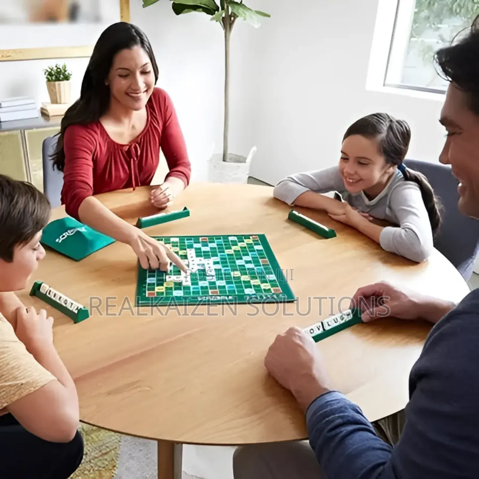 SCRABBLE Word Letters Board Game| All Ages for 2-4 Players