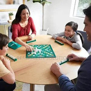 SCRABBLE Word Letters Board Game| All Ages for 2-4 Players