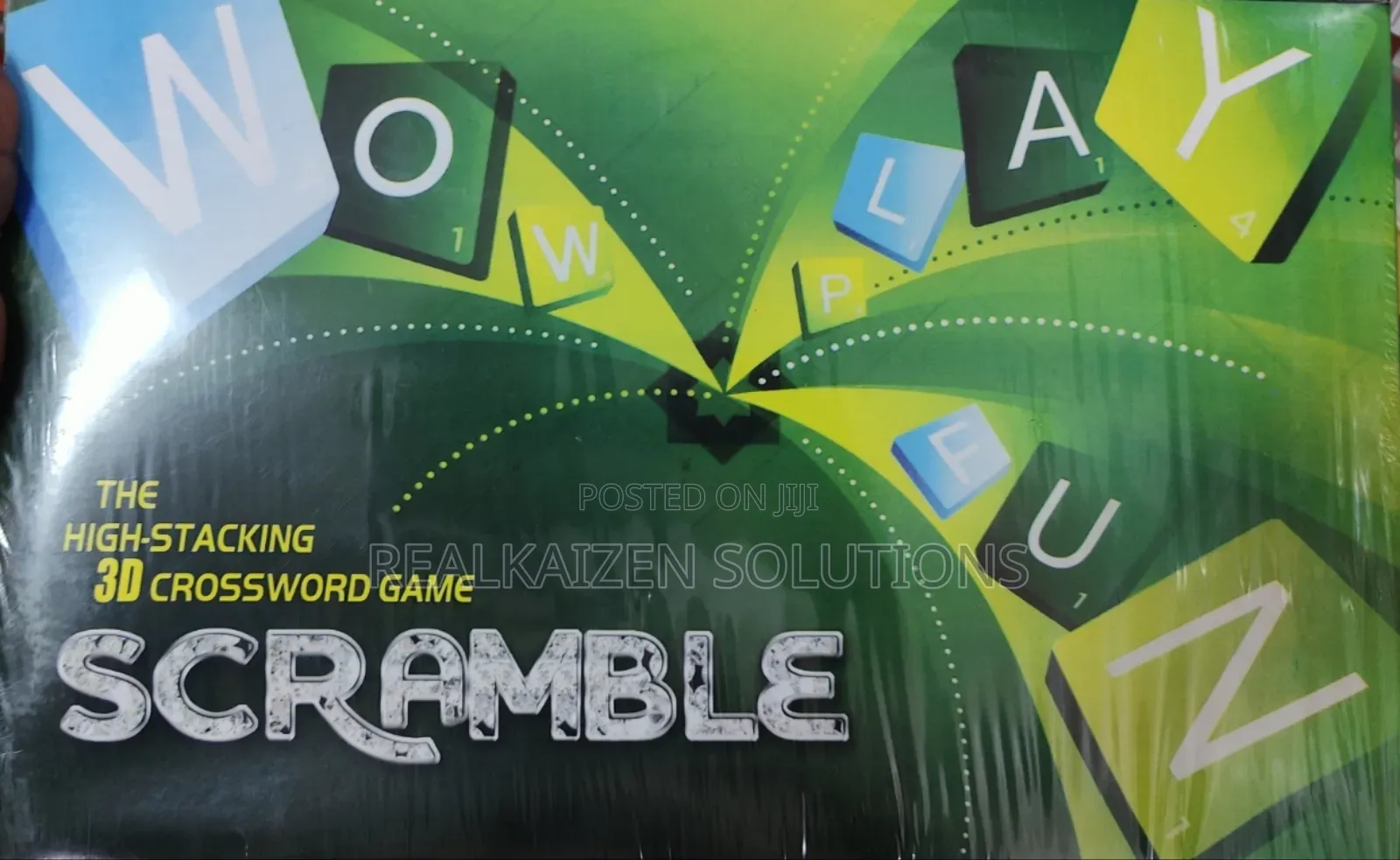SCRABBLE Word Letters Board Game| All Ages for 2-4 Players