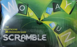 SCRABBLE Word Letters Board Game| All Ages for 2-4 Players