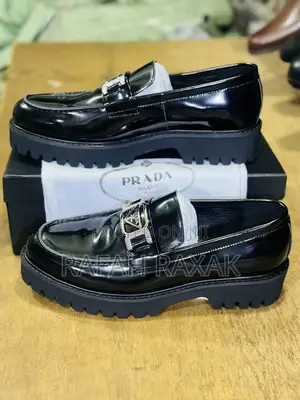 Original Men’S Classic Luxury Prada Shinny Loafers