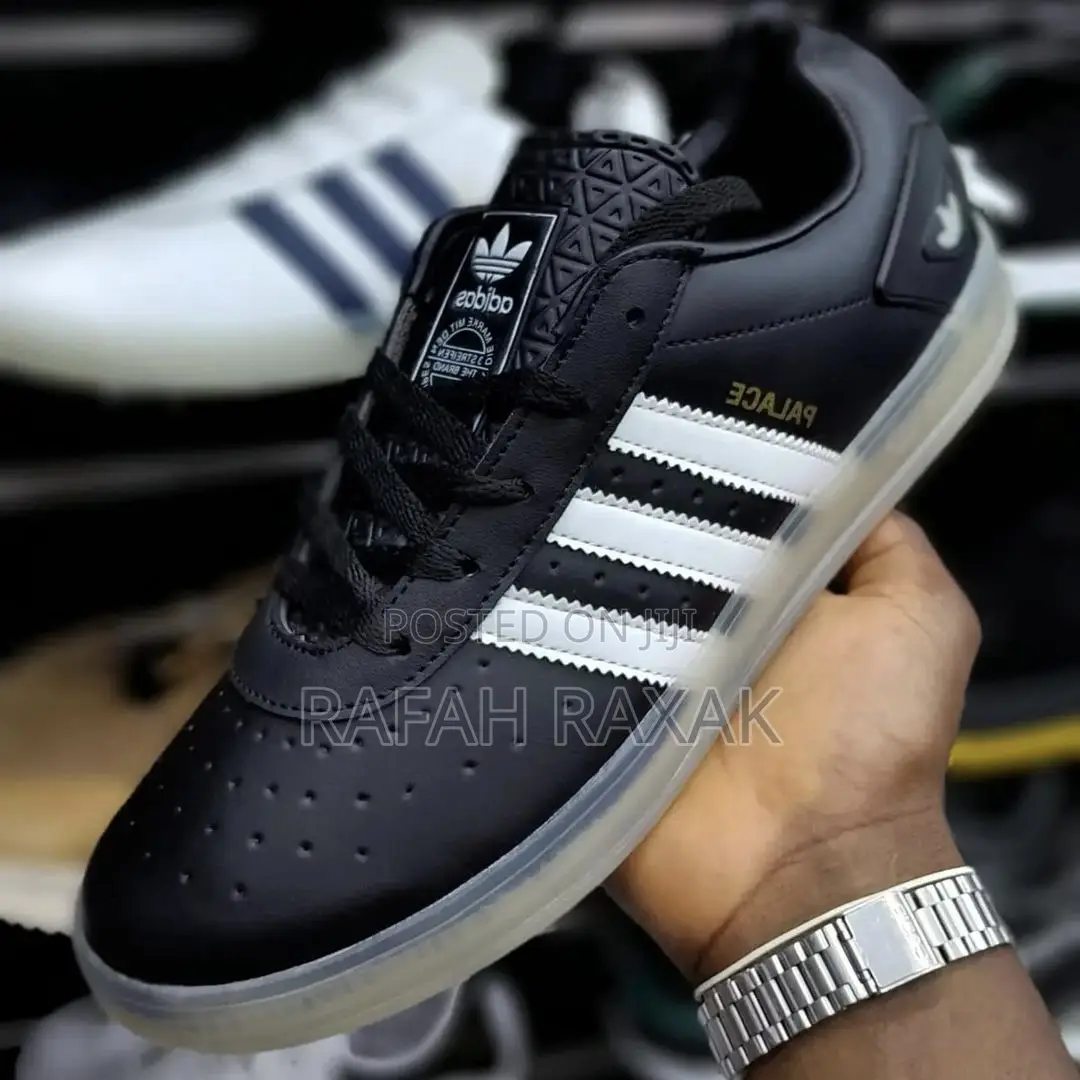Original Adidas Palace Black Gum Sole Sneaker